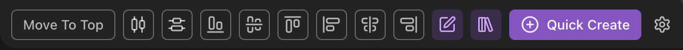 Wirekitty top navigation bar