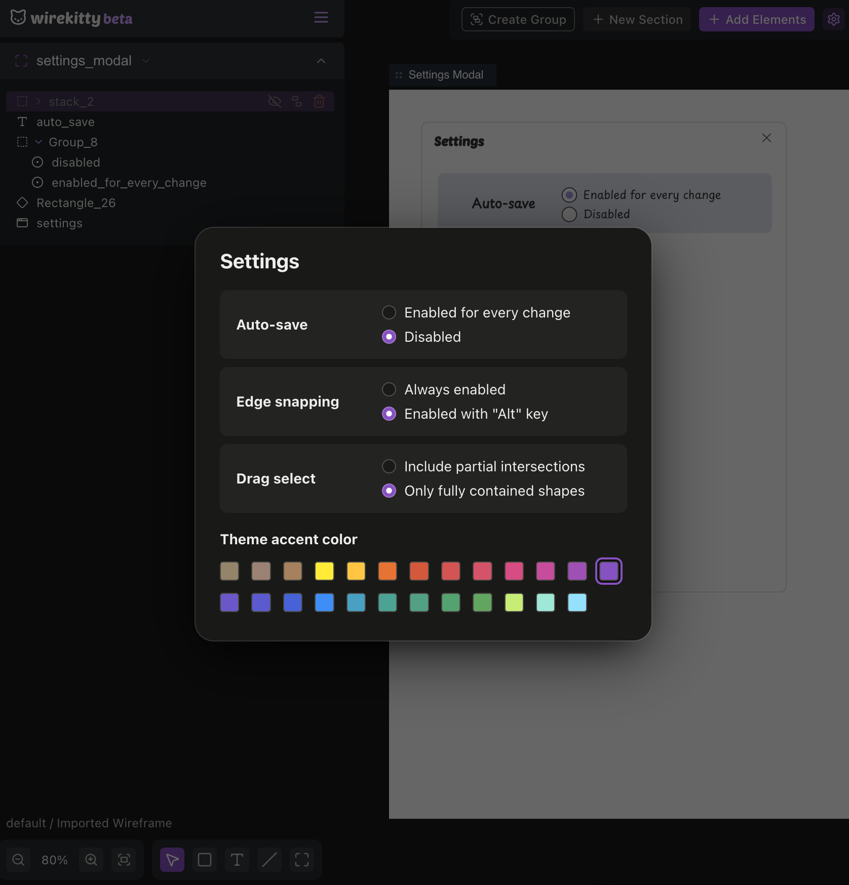 Final implementation